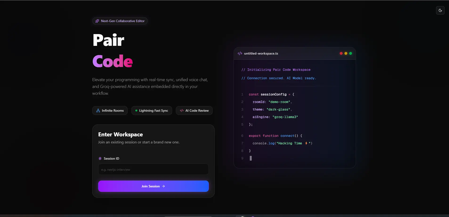 Pair Code preview